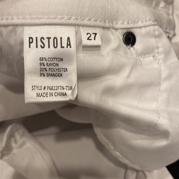Pistols white denim jeans size 27 - Picture 3 of 4